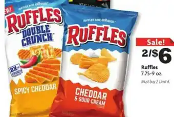 Family Dollar Ruffles 7.75-9 Oz. offer
