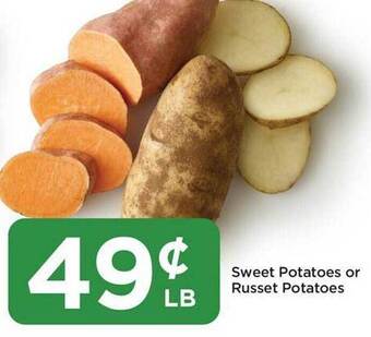 Food 4 Less Sweet potatoes or russet potatoes offer