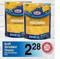 Food Giant Kraft shredded cheese offer