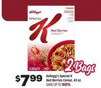Grocery Outlet Kellogg's special k red berries cereal offer
