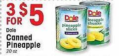 IGA Dole canned pineapple offer