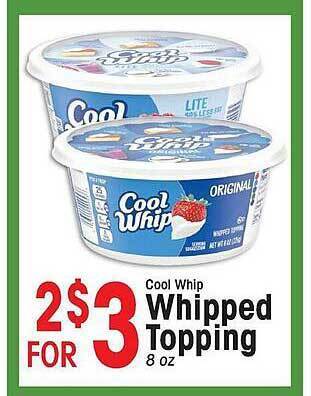 IGA Cool whip whipped topping offer