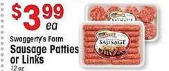 IGA Sausage patties or links offer