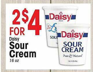 IGA Daisy sour cream offer
