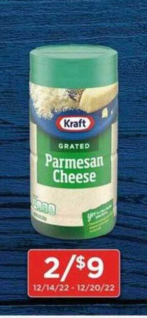 Lowes Foods Kraft grated parmesan cheese offer