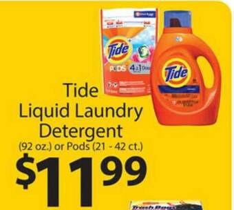 Family Fare Tide Liquid Laundry Detergent offer