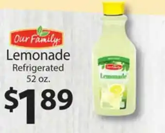Family Fare Our Family Lemonade offer