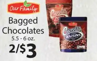 Family Fare Our Family Bagged Chocolates 5.5 - 6 Oz. offer