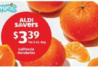 Aldi California Mandarins offer