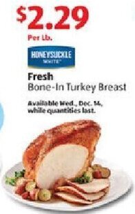 Aldi Fresh Bone-In Turkey Breast offer