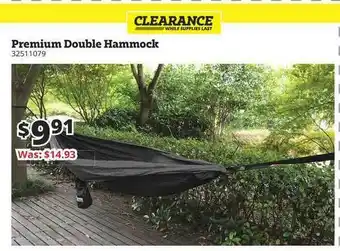 Rural King Premium Double Hammock offer