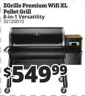 Rural King ZGrills Premium Wifi XL Pellet Grill 9-in-1 Versatility offer