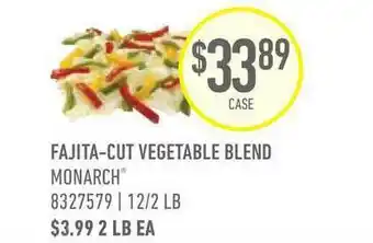 US Foods Chef's Store Monarch Fajita-cut Vegetable Blend offer