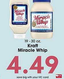 Harris Teeter Kraft miracle whip offer