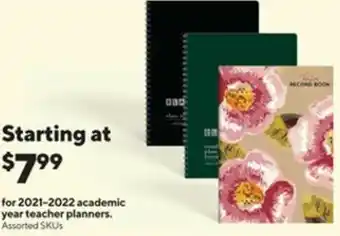 Teacher Planners