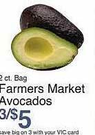 Harris Teeter Farmers market avocados offer