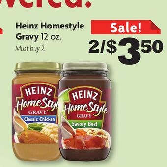 Family Dollar Heinz homestyle gravy offer