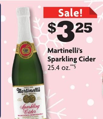 Family Dollar Martinelli's sparkling cider offer