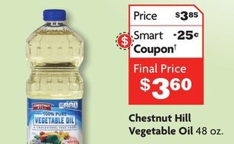Family Dollar Chestnut hill vegetable oil offer