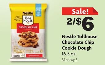 Family Dollar Nestlé tollhouse chocolate chip cookie dough offer
