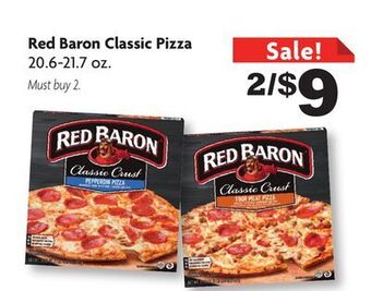 Family Dollar Red baron classic pizza offer