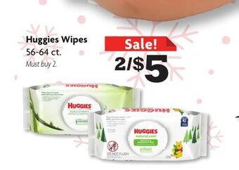 Family Dollar Huggies wipes offer