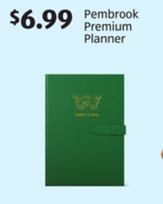 Aldi Pembrook premium planner offer