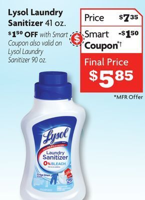 Family Dollar Lysol laundry sanitizer offer