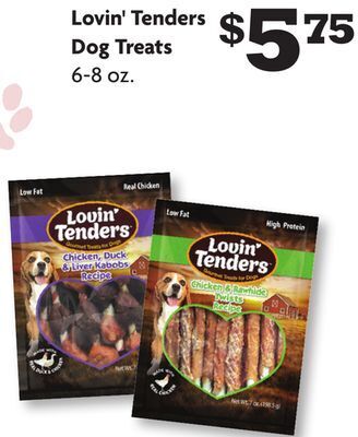 Family Dollar Lovin' tenders dog treats offer