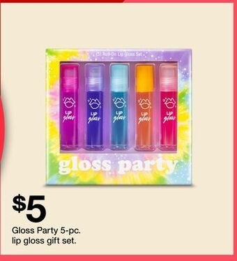 Target Gloss party 5-pc. lip gloss gift set offer