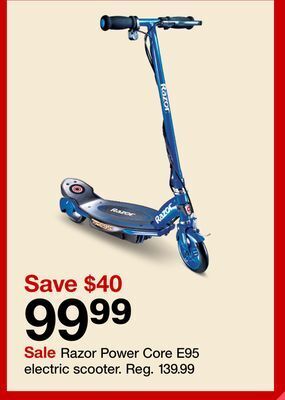 Target Razor power core e95 electric scooter offer