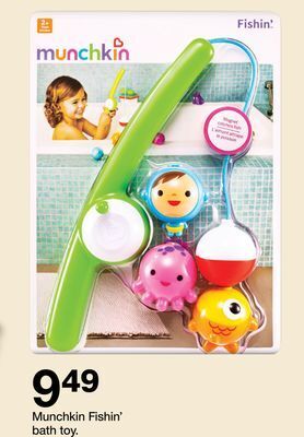 Target Munchkin fishin' bath toy offer