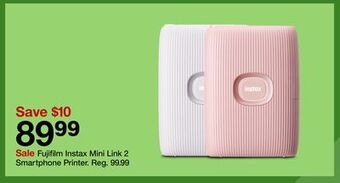 Target Fujifilm instax mini link 2 smartphone printer offer