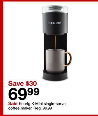 Target Keurig k-mini single-serve coffee maker offer