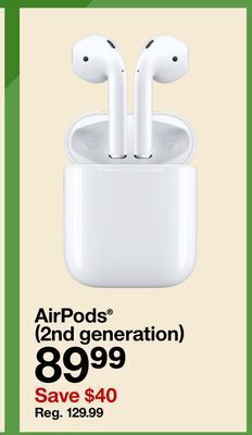 Target Airpods® (2nd generation) offer