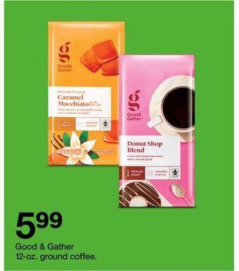 Target Good & gather 12-oz. ground coffee offer