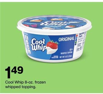 Target Cool whip 8-oz. frozen whipped topping offer