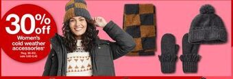 Target Women's cold weather accessories offer