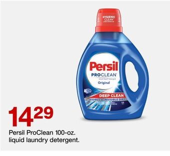 Target Persil proclean 100-oz. liquid laundry detergent offer
