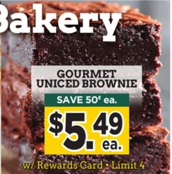 Dearborn Market Gourmet uniced brownie offer