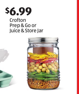 Aldi Crofton prep & go or juice & store jar offer