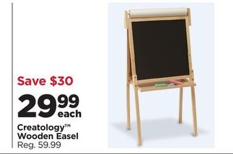 Michaels Creatology™ wooden easel offer