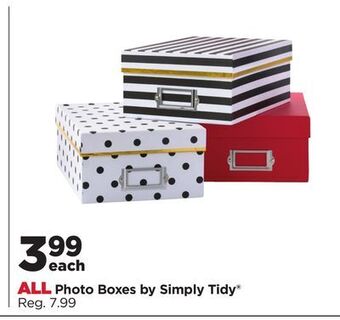 Michaels All photo boxes by simply tidy® offer