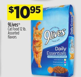 Dollar General 9lives® cat food offer