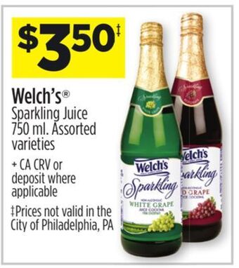 Dollar General Welch's® sparkling juice offer