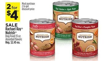 Dollar General Rachael ray® nutrish® dog food offer
