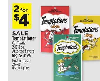 Dollar General Temptations® cat treats offer