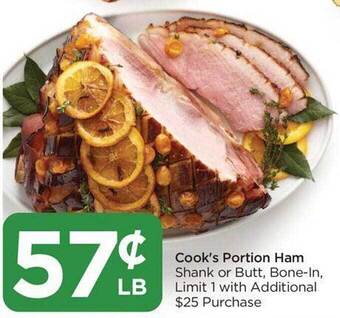 Food 4 Less Cook's portion ham offer