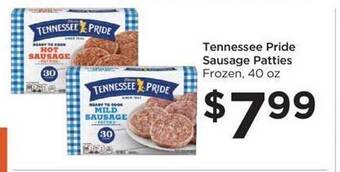 Food 4 Less Tennessee pride sausage patties offer