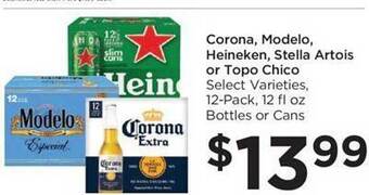 Food 4 Less Corona, modelo, heineken, stella artois or topo chico offer